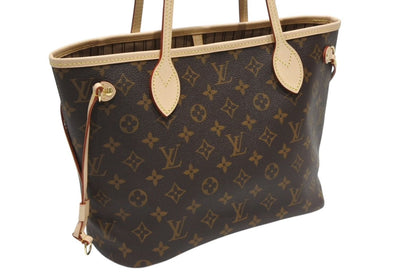Louis Vuitton Neverfull PM Tote Bag Brown Pivoine — view 3