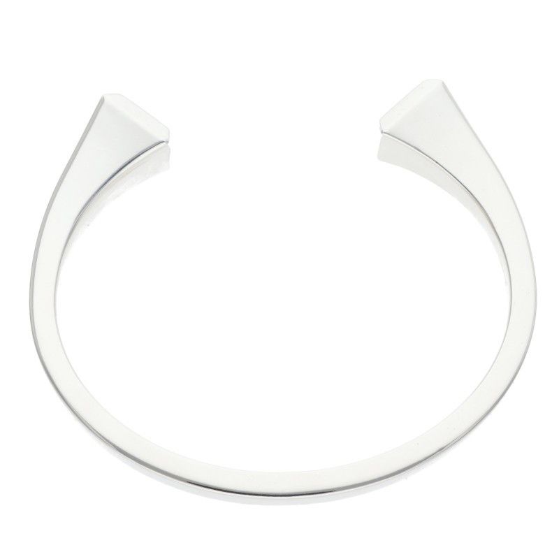 Hermes Clou de Forge Silver Bangle ST