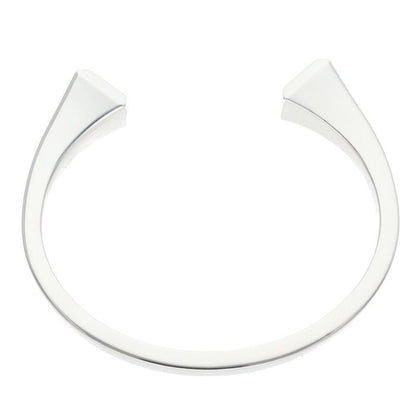 Hermes Clou de Forge Silver Bangle ST