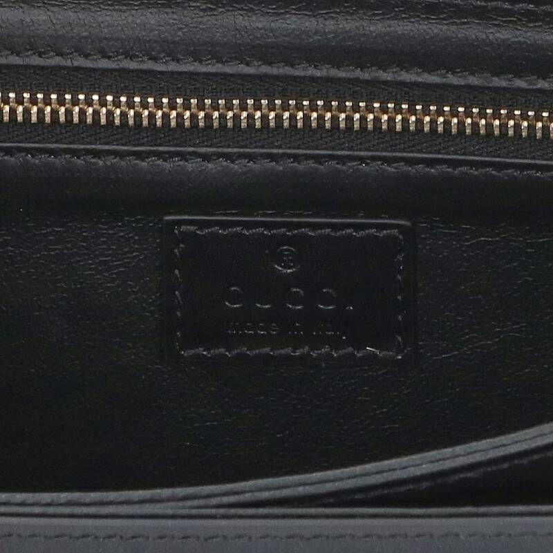 Gucci Sienna Small Half Horsebit Clasp Smooth Leather Shoulder Bag