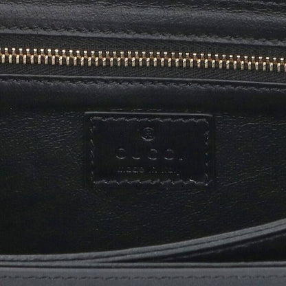 Gucci Sienna Small Half Horsebit Clasp Smooth Leather Shoulder Bag