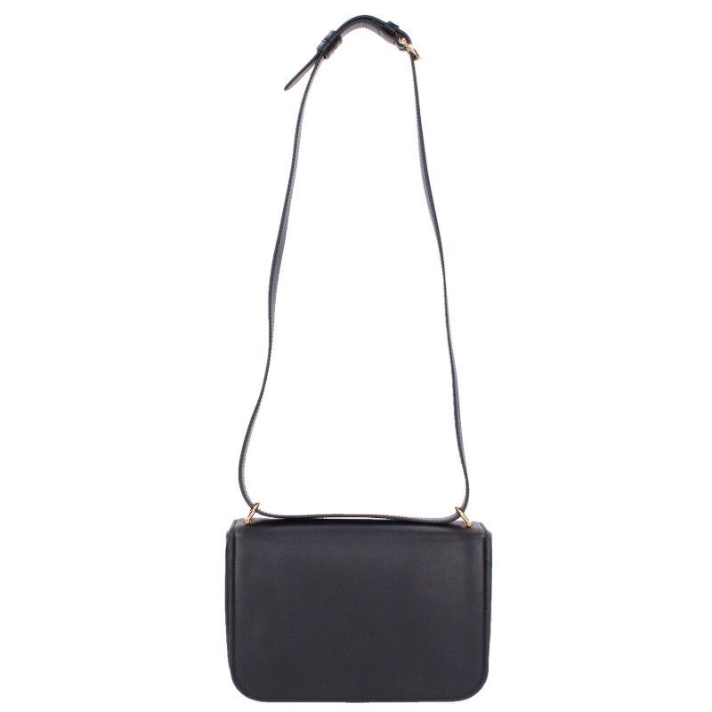 Gucci Sienna Small Half Horsebit Clasp Smooth Leather Shoulder Bag