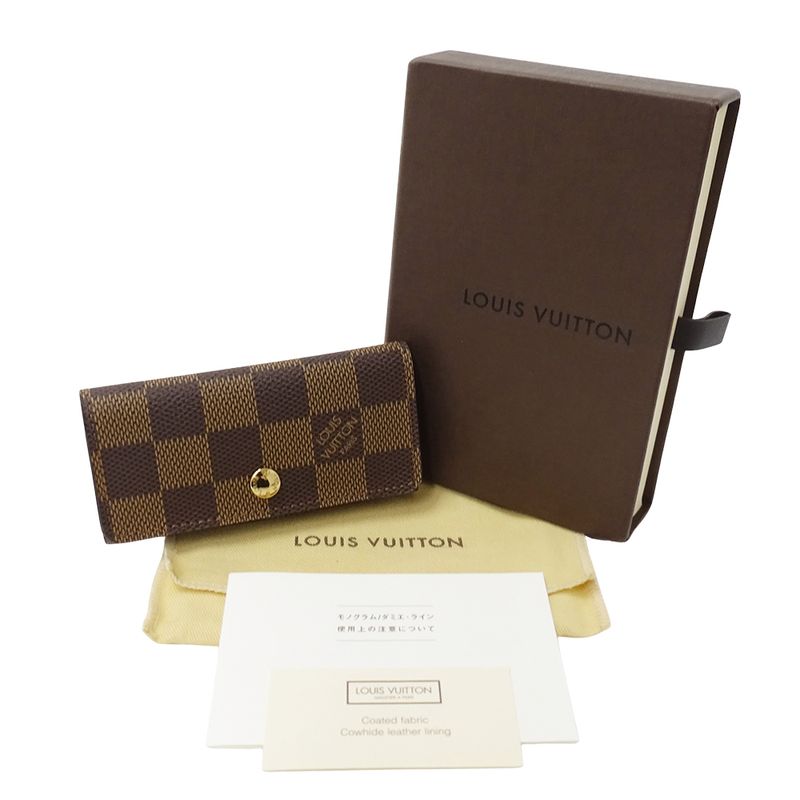 Louis Vuitton Key Case Damier 4 Key Case Multicles 4 Brown