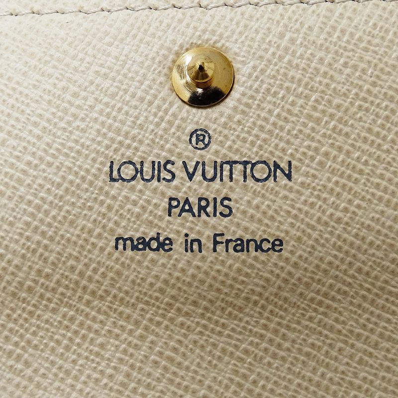 Louis Vuitton Key Case Damier Azur 4 Key Case Multicles 4 White