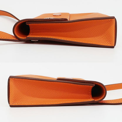 Hermes Nap to Go Shoulder Bag Orange Silver Manufactu