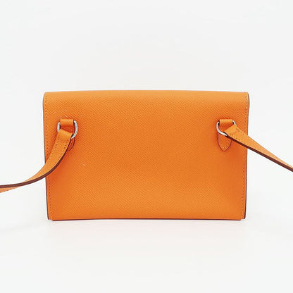 Hermes Nap to Go Shoulder Bag Orange Silver Manufactu