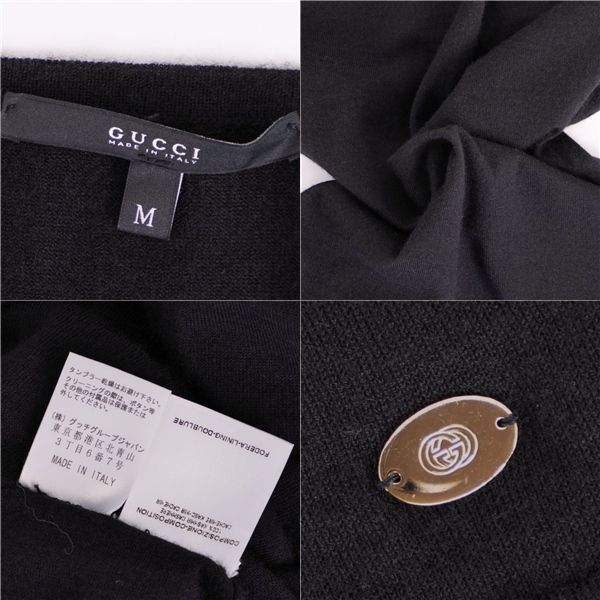 Gucci Knit Sweater Long Sleeve Cashmere Top
