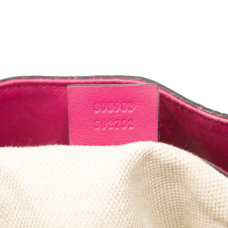 Gucci Soho Chain Shoulder Bag Red Patent Leather