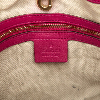 Gucci Soho Chain Shoulder Bag Red Patent Leather