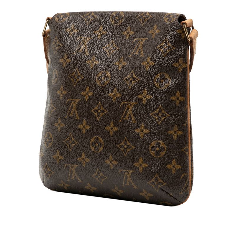 Louis Vuitton Monogram Musette Salsa Crossbody Shoulder Bag Brown