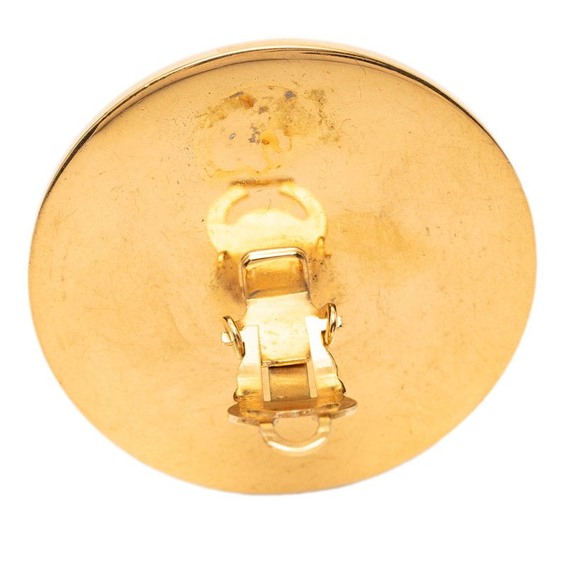 Chanel CC Logo 31 Rue Cambon Paris Gold Red Plated