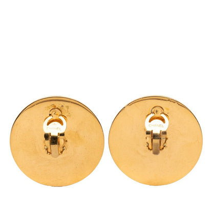 Chanel CC Logo 31 Rue Cambon Paris Gold Red Plated