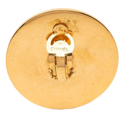 Chanel CC Logo 31 Rue Cambon Paris Gold Red Plated