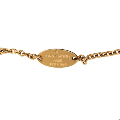 Louis Vuitton Collier Essential Planet Pendant Necklace Gold Plated