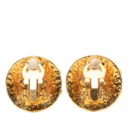 Chanel CC Logo Vintage Gold Plated