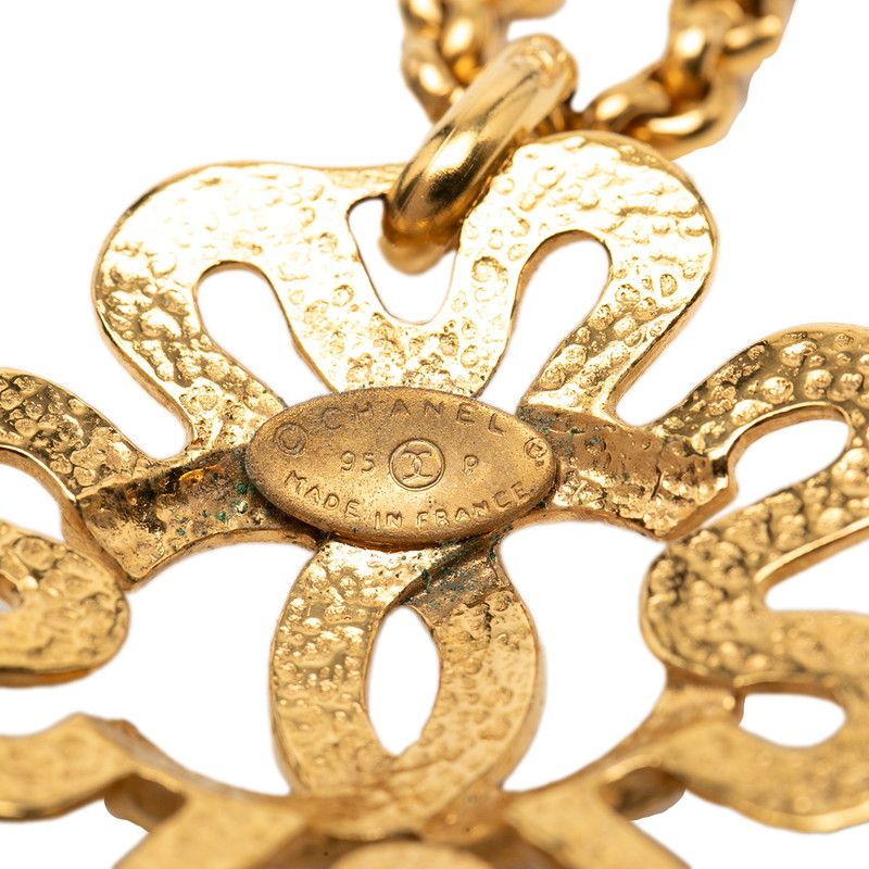 Chanel CC Logo Vintage Gold Plated