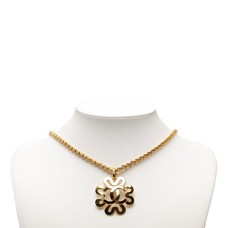 Chanel CC Logo Vintage Gold Plated