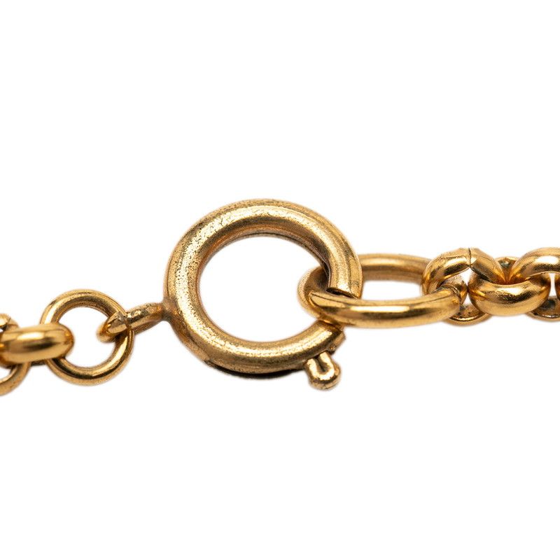 Chanel CC Logo Vintage Gold Plated