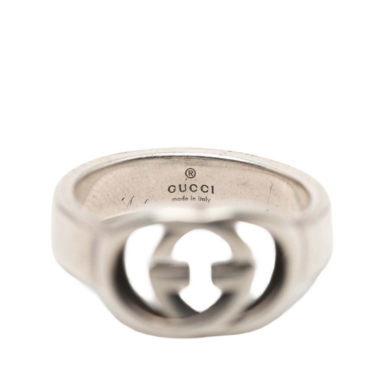 Gucci Interlocking Ring Silver