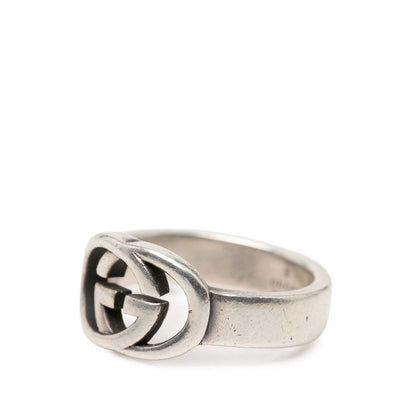 Gucci Interlocking Ring Silver