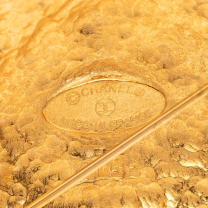Chanel CC Logo Vintage Brooch Gold Plated