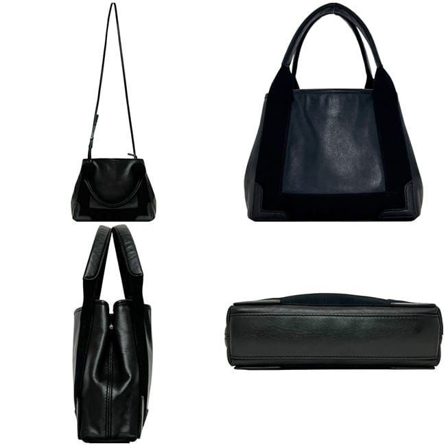 Balenciaga Tote Navy Cabas XS Black