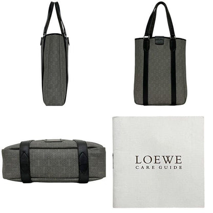 Loewe Tote Gray Anagram Leather