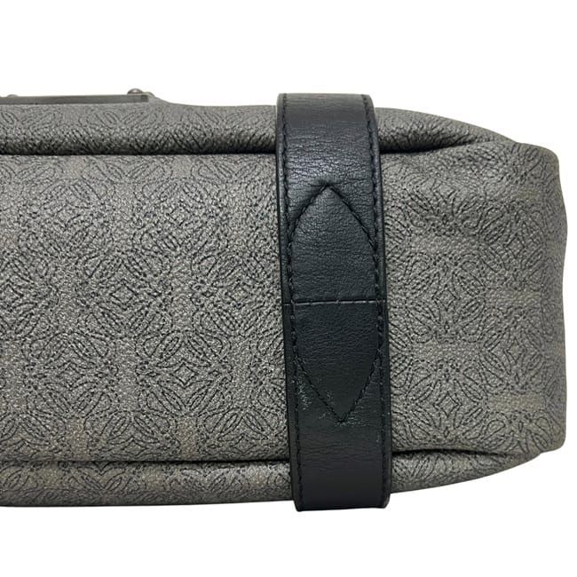 Loewe Tote Gray Anagram Leather