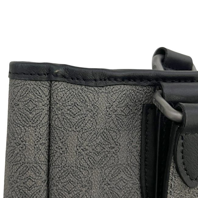 Loewe Tote Gray Anagram Leather