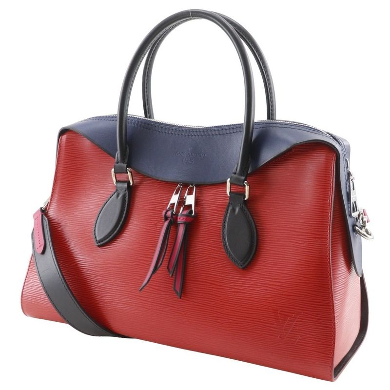 Louis Vuitton Tuilette Tote 2-Way Shoulder Epi Leather Red Navy