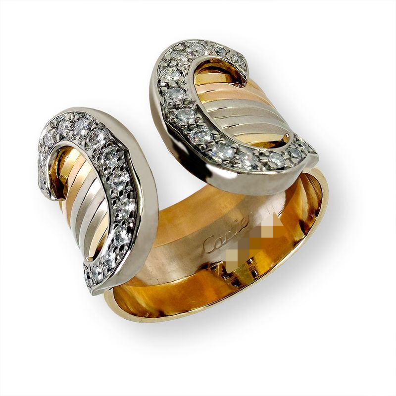 Cartier 2C LM Diamond Ring