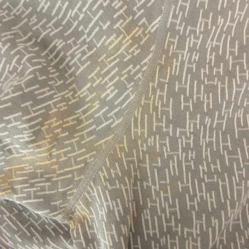 Hermes T-Shirt Stretch Knit Short Sleeve Star Mark Logo All Over