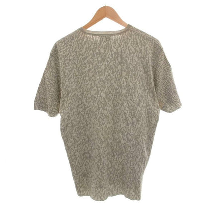 Hermes T-Shirt Stretch Knit Short Sleeve Star Mark Logo All Over