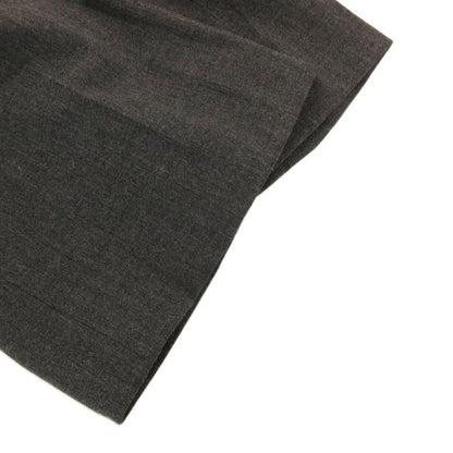 Prada Pants Trousers Wool 40 Gray Straight Silhouette