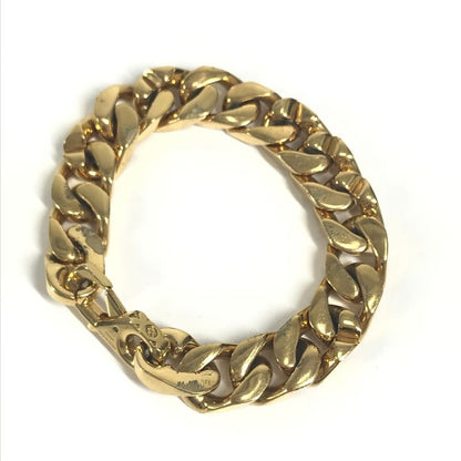 Louis Vuitton Bracelet Chain Links Monogram Metal Gold