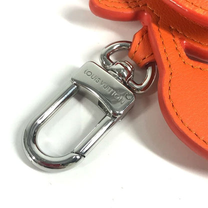 Louis Vuitton Key Holder Bag Charm LV Club Monogram Canvas Orange