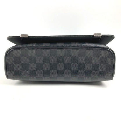 Louis Vuitton Shoulder Bag District PM NM Damier Graphite Canvas Black