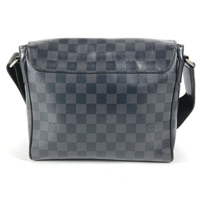 Louis Vuitton Shoulder Bag District PM NM Damier Graphite Canvas Black