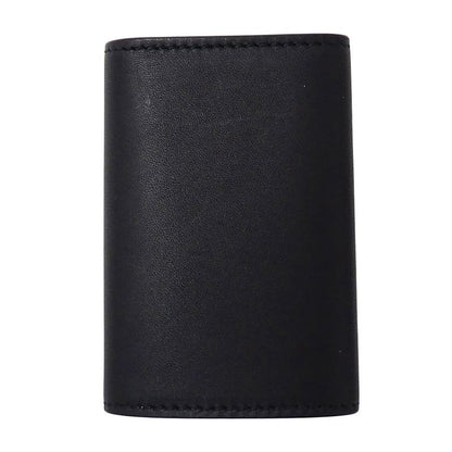 Gucci Key Case 6 Key Case Leather Black Compact Small