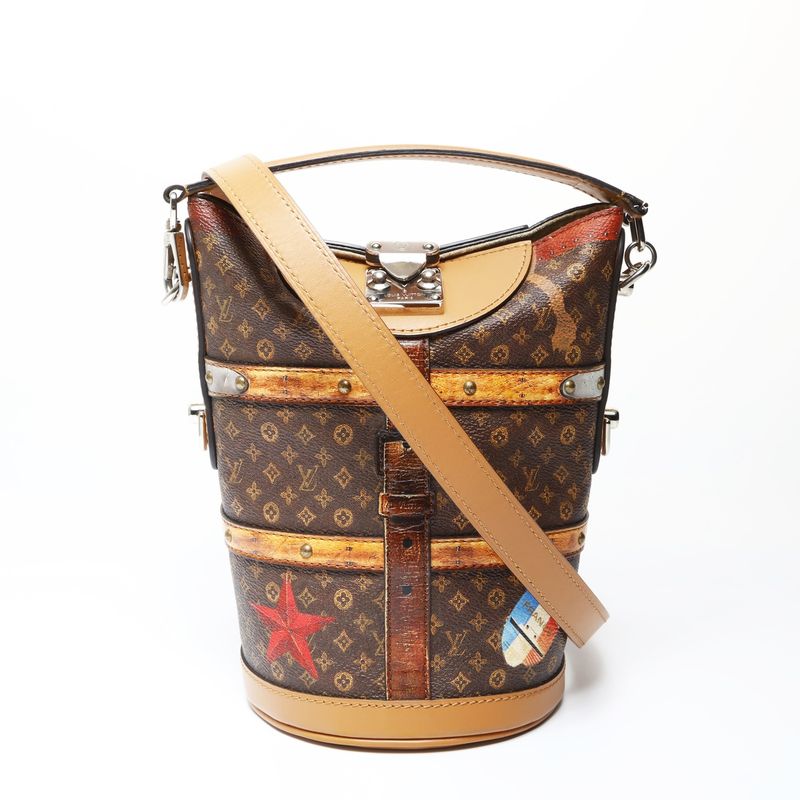 Louis Vuitton Shoulder Bag Monogram Trompe L'oeil Duffel