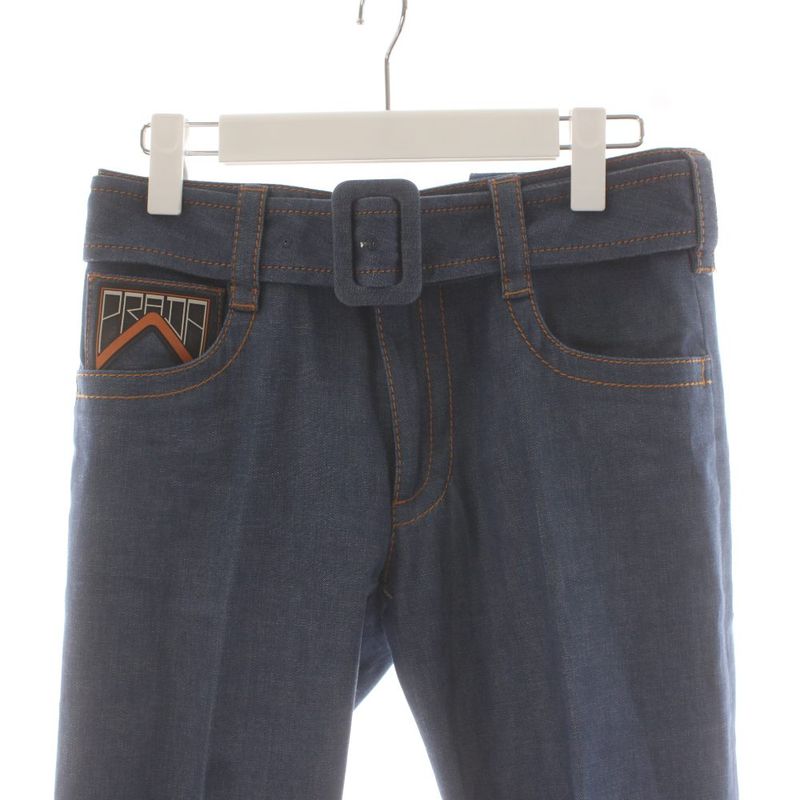 Prada Denim Pants Jeans G-pants Logo Blue