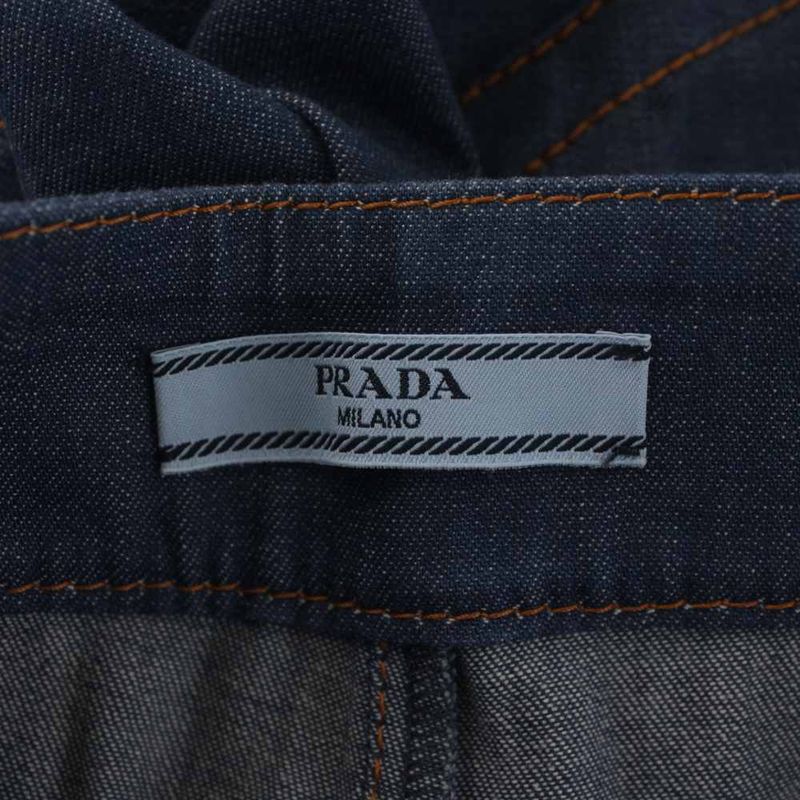 Prada Denim Pants Jeans G-pants Logo Blue