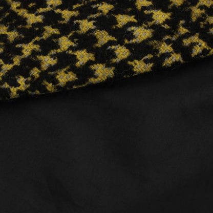 Prada Fuscat Knee Length Tweed Wool Mohair Blend 38 Yellow Black