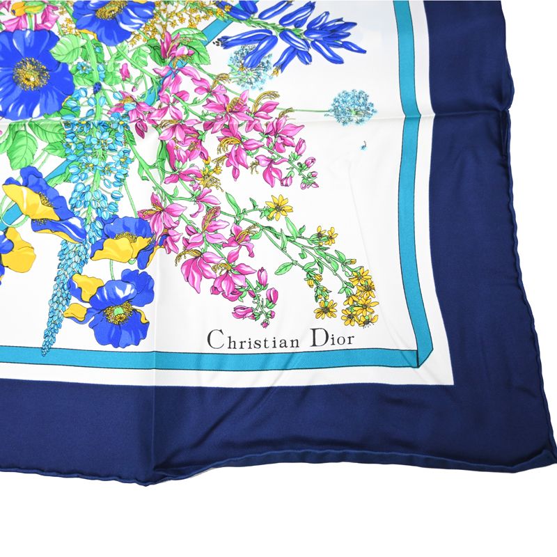 Dior Scarf Silk White