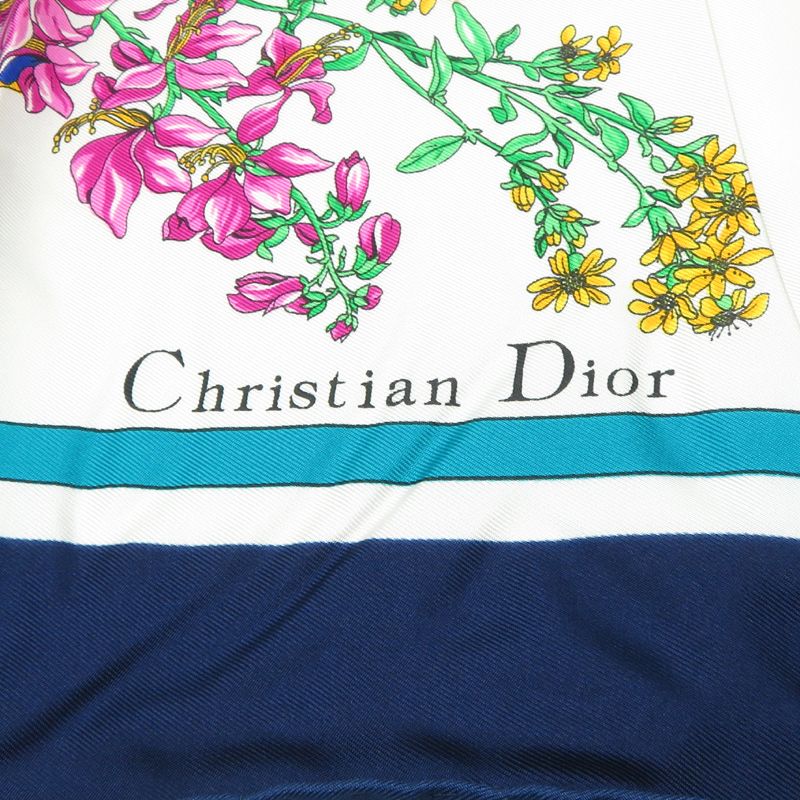 Dior Scarf Silk White
