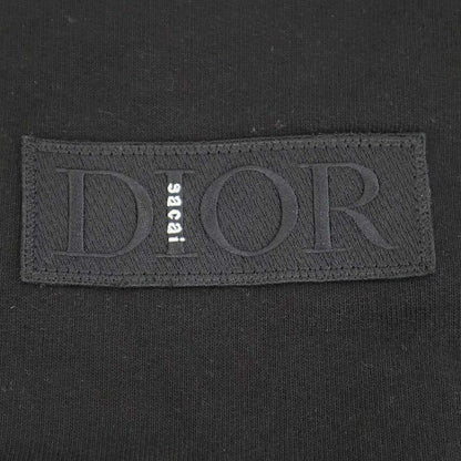 Dior Sacai Crew Neck Sweat Trainer Black L