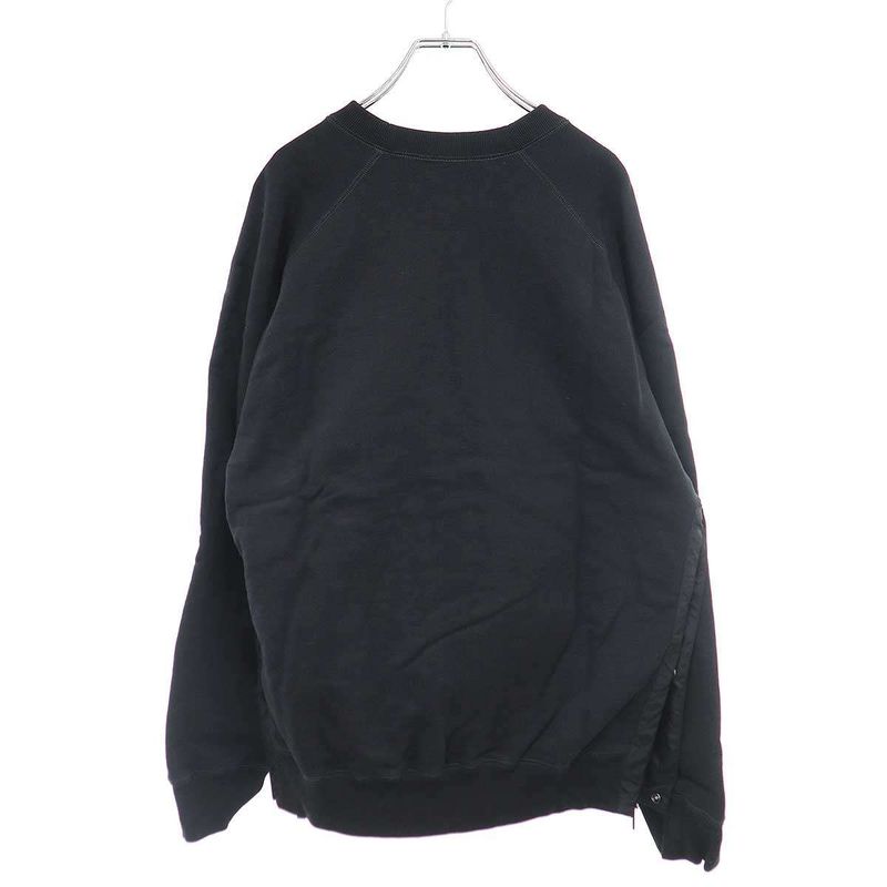 Dior Sacai Crew Neck Sweat Trainer Black L