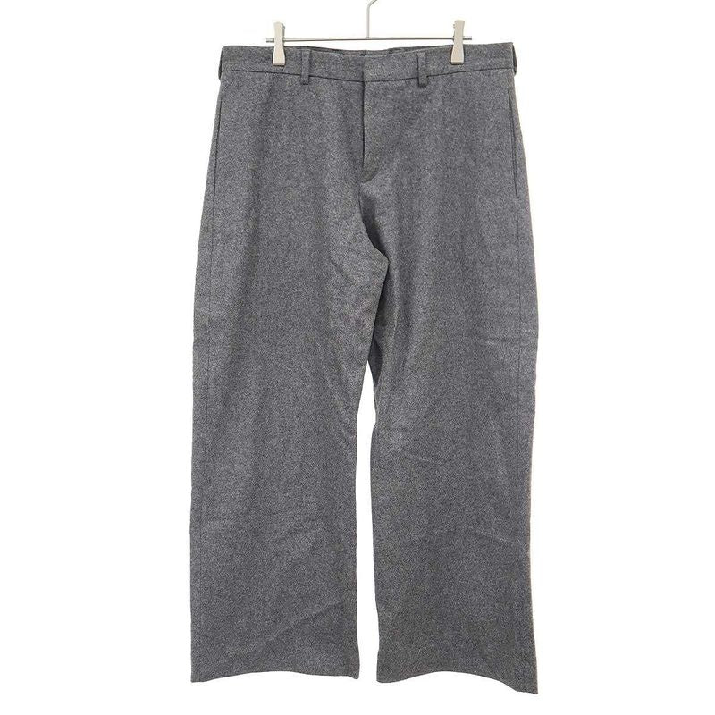 Dior Homme Wool Cashmere Flannel Jacket & Wide Pants Set Gray