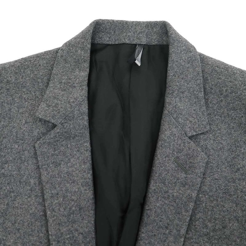 Dior Homme Wool Cashmere Flannel Jacket & Wide Pants Set Gray