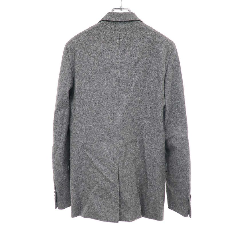 Dior Homme Wool Cashmere Flannel Jacket & Wide Pants Set Gray